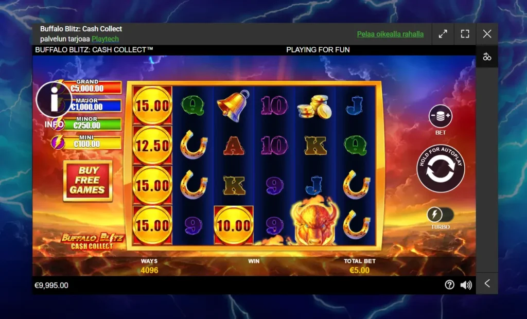 Buffalo Blitz: Cash Collect
