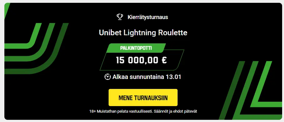 Unibet live Lightning Roulette