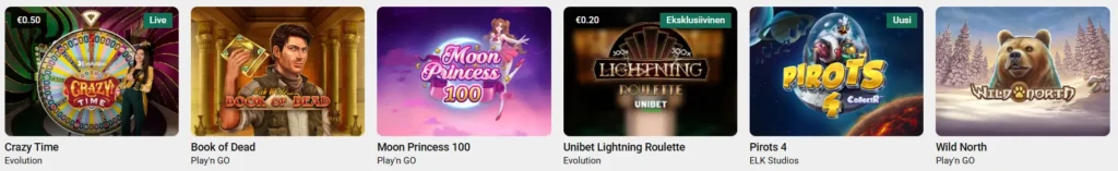 Best Unibet slots